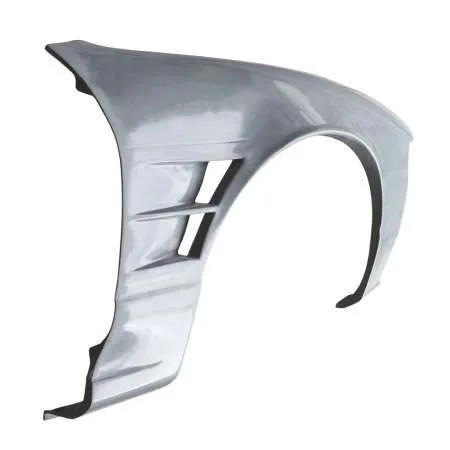 ORIGIN Labo. 180sx 40mm Front Fenders (Twin Vent) - FRP
