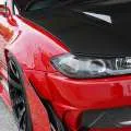 ORIGIN Labo. Silvia S15 75mm Front Fenders (Twin Vent) - FRP