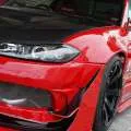 ORIGIN Labo. Silvia S15 75mm Front Fenders (Twin Vent) - FRP