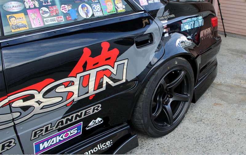 ORIGIN Labo. Mark II JZX100 75mm Rear Fenders (w/ Door Panel) | ORIGIN ...