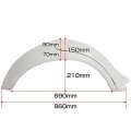 ORIGIN Labo. Universal 55mm Rear Fender Flares - Sedan (4dr)